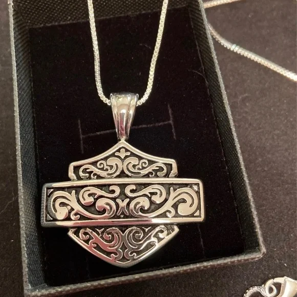 Silver HD Pendant Necklace - Picture 7 of 13